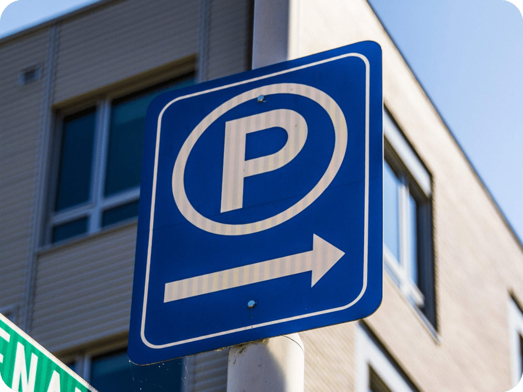 Parking sign