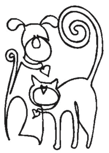 The Dog and Cat Logo