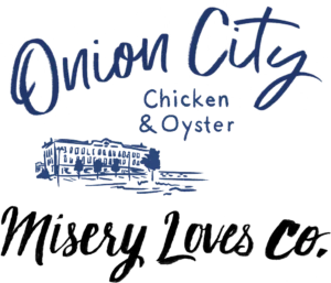 Onion City Chicken & Oyster and Misery Loves Co Logos