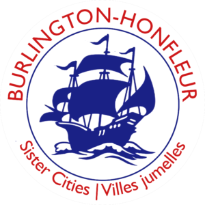 Burlington-Honfleur Sister Cities Logo